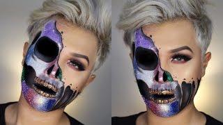 GLITTER SKULL MELTING MAKEUP TUTORIAL - MORPHINE LOVE MAKEUP