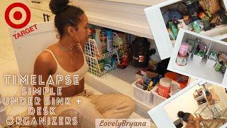 Target Under Sink Storage Organization | TimeLapse Cleaning | LovelyBryana