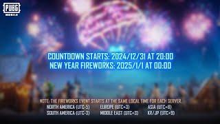 PUBG MOBILE | Celebrate the First Fireworks of 2025 in PUBG MOBILE