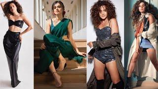 Taapsee Pannu Mesmerizing Cover Magazines Photoshoot Part 4 | Actress Taapsee Latest Fashion Looks