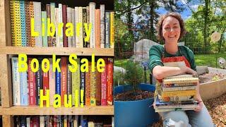 My Library Book Sale Haul! So Many Cookbooks!! (Greeneville, Tn)