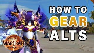 How to Gear Up NEW Alts Fast ► WOW: The War Within