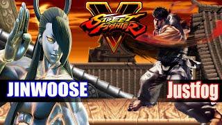 SFVCE: JINWOOSE (Seth) vs Justfog (Ryu) Street Fighter V Ranked Match Set