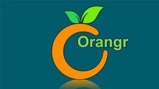 How to creative ORANGE logo design in Coreldraw - Coreldraw Tutorial