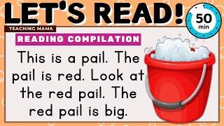 LET'S READ! | READING COMPILATION | PRACTICE READING ENGLISH | 50 MINS | TEACHING MAMA