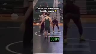 One of the fastest Wrestling Matches you will ever see  #shorts