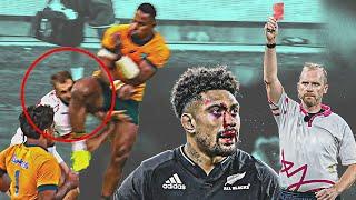 Most Deserving Rugby RED CARDS! 13mins | BRUTAL HITS & VIOLENT COLLISION