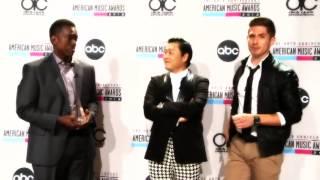 PSY Wins the New Media Honoree Award -  Coca Cola Red Carpet LIVE!@ the 2012 AMAs