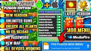 PLANTS VS ZOMBIES FUSION EDITION MOD  APK LATEST VERSION 2.1.7 l UNLIMITED SUN & UNLOCK ALL PLANTS