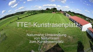 Naturnahe Umwandlung von Naturrasen zum TTE-Kunstrasenplatz