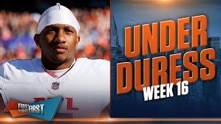 Michael Penix Jr. and Patrick Mahomes are Under Duress in Week 16 | NFL | FIRST THINGS FIRST