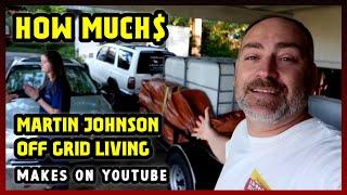 This Is How much money Martin Johnson Off Grid Living makes on YouTube 2024