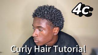 How To Get Curls With 4C Hair Tutorial