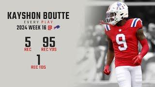 Kayshon Boutte Week 16 Replay: Every Target and Catch @ Buffalo Bills