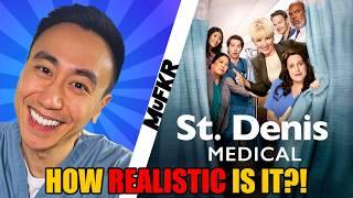 REACTING TO NEW MEDICAL COMEDY! *how real is St. Denis Medical?!*