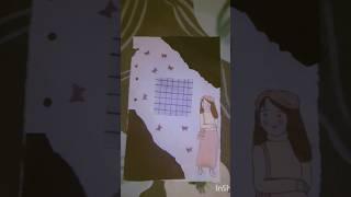 Blue  Journal with me Journaling I Journal #shorts #craft #Radha craft