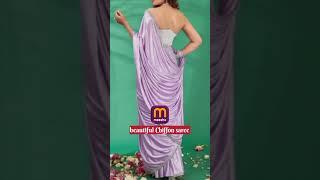 Chiffon Saree #saree #meeshosaree #sareecollection #sareehaul