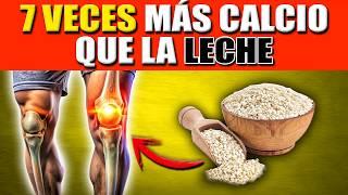 7 Alimentos que Fortalecen tus HUESOS más que la LECHE