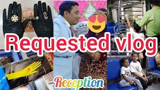 Reception️|Hijabi gloves ki request ko pura kiya|kalyan to kurla|vlog in hijab