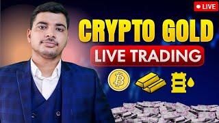 London Session | Crypto FOREX Gold LIVE TRADING ||  Live market Analysis CRYPTO GOLD