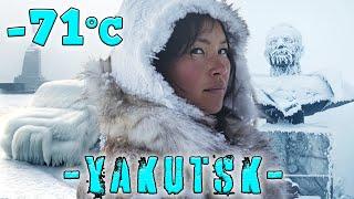 DÜNYANIN EN SOĞUK VE EN DONDURUCU ŞEHRİ YAKUTSK'TA YAŞAM! -71°C'DE HAYATTA KALMAYA ÇALIŞIYORLAR!