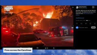 Carolina Forest Fire: Eyewitness account from a meteorologist