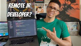 Working Remote For Your First Developer Position?