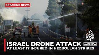 Hezbollah drone ‘swarm’ hits military, civilian areas deep in Israel