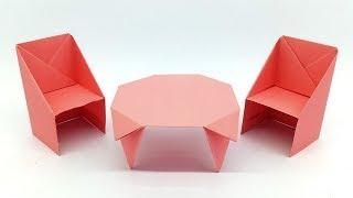 Origami Chair - How to make Paper Chair step by step Easy and Simple Tutorial