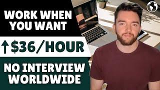 Start Immediately! No Resume No Interview Work From Home Jobs 2025  | Work When You Want