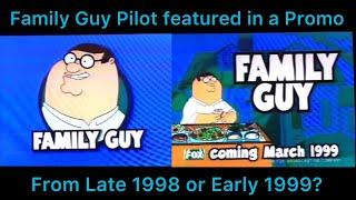 Family Guy Pilot Featured in a Promo From Late 1998 or Early 1999? (Lost Media)