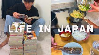 [Vlog] Daily Life In Japan, I went to work part-time and ate Japanese-style meal