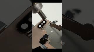 Blasting iPhone xs max Back Glass to Replace new one  #shorts