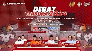 DEBAT TERBUKA, CALON WALIKOTA DAN WAKIL WALIKOTA PALOPO TAHUN PEMILIHAN 2024