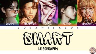 LE SSERAFIM (르세라핌) 'SMART' Lyrics [Color Coded Han_Rom_Eng]