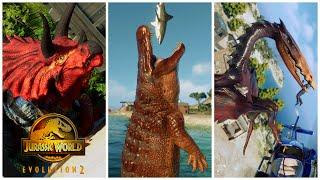 ALL 76 MODDED DINOSAUR SPECIES, REPTILES and PREHISTORIC ANIMALS  - Jurassic World Evolution 2