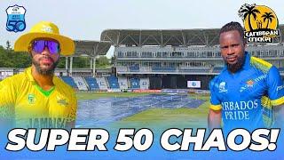 Super 50 chaos - Double forfeit and no champion declared.