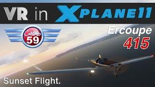 Ercoupe 415  X-Plane 11 (Oculus Rift) L52 to KSBP