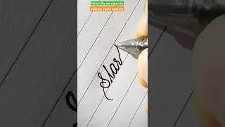stark in beautiful handwriting #calligraphy #handwriting #shorts