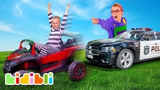 Police Cars for Kids  Vehicles videos for toddlers | Kidibli