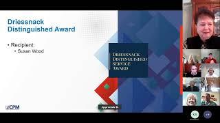 2022 CPM Driessnack Distinguished Service Award PT 2