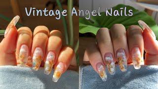 빈티지한 천사네일 /셀프네일 /젤제거 /드릴케어 /Angelic Nails /DIY Nail Art