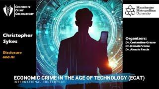 Christopher Sykes, "Disclosure and AI", ECAT