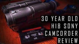 Using A 30-Year-Old Camcorder In 2020 - Sony Hi8 Handycam