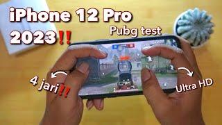 iPhone 12 Pro PUBG Test 2023 • Handcam + 4 finger + Gyroscope TDM test 