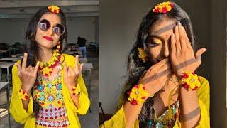 Haldi Makeup look | Sayani ray