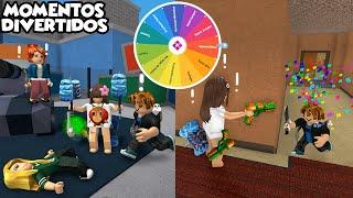 MURDER MISTERY 2 pero LA RULETA elige COMO JUEGO (MOMENTOS DIVERTIDOS) Roblox