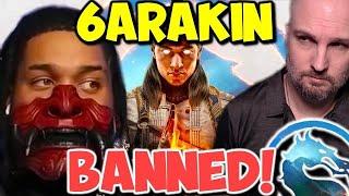 6arakin BANNED PERMANENTLY From Mortal Kombat 1