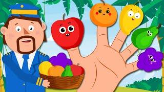  Learn About Fruits with the Fruit Finger Family  | Nursery Rhymes | Captain Discovery