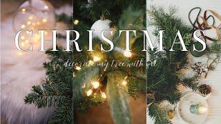 CHRISTMAS 2024 DECORATE WITH ME | STYLING A MODERN & COZY CHRISTMAS TREE @tiahnamrose